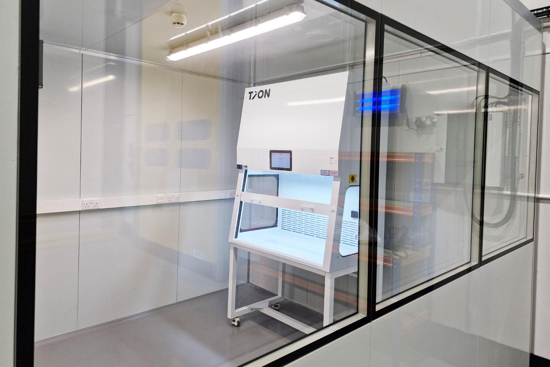 H.W. Coates ductless fume cupboard and containment room