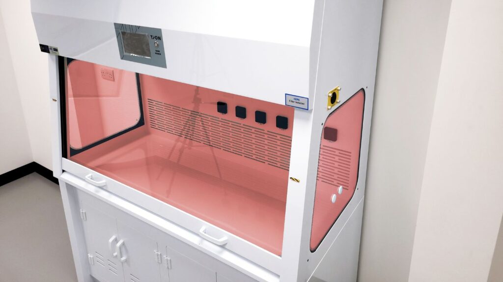 Recirculatory Filtration Fume Cabinet Alarming